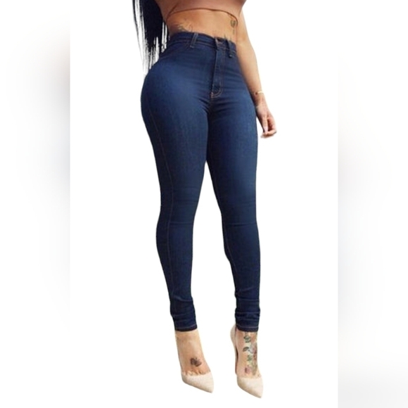 Fashion Nova Classic High Waist Skinny Jeans Pants - Picture 1 of 11